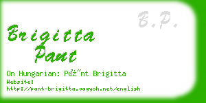 brigitta pant business card